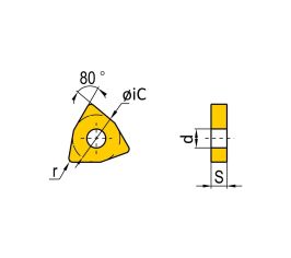 Пластины со вставками PCBN
