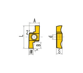 Пластины отрезные и канавочные