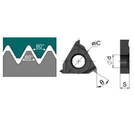 Пластины резьбовые