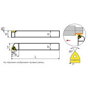 SWACR2020K08 Державка проходная для наружного точения