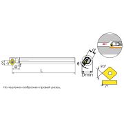 S16Q-SSSCL09 Резец токарный (державка) расточной по металлу