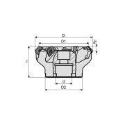 AF01.12B40.125.08 Фреза торцевая насадная со сменными пластинами