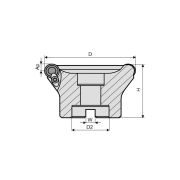 EMR-5R-50-22-4T Фреза торцевая насадная со сменными пластинами