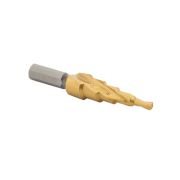 SSAS-101 Ступенчатое сверло по металлу, спиральная канавка, HSS, TIN (4,6,8,10,12 мм)