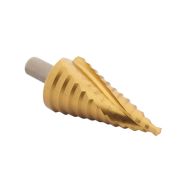 SSAS-104 Ступенчатое сверло по металлу, спиральная канавка, HSS, TIN (6,9,13,16,19,21,23,26,29,32,35,38 мм)