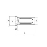 OSL-25-20 Втулка переходная для держателей (тип E2) инструмента с цилиндрическим хвостовиком, D-25/20 мм