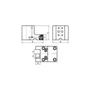 BMT65-C25x80 Инструментальный блок для призматических державок (радиальное крепление, тип C)