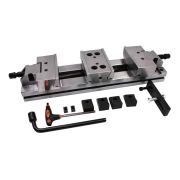 Тиски станочные прецизионные модульные двойные ZQ83 175x2x220