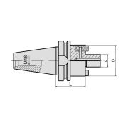 Оправка для насадных фрез BT40-FMB32-250
