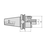 Оправка для насадных фрез BT50-FMB32-200