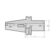 Патрон сверлильный под конус Морзе BT50-MTA4-180