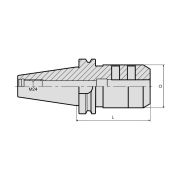 Патрон для концевых фрез с хвостовиком Weldon BT50-SLN32-200