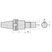Патрон для дисковых фрез BT40-SCA27-120