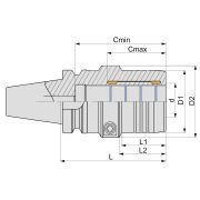 BT40-HDC12-090 Гидропластовый патрон