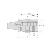 BT50-HDC14-105 Гидропластовый патрон