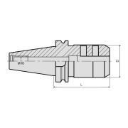Патрон для концевых фрез с хвостовиком Weldon BBT40-SLN25-100