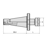 NT30-ER20-060 Патрон цанговый DIN 2080