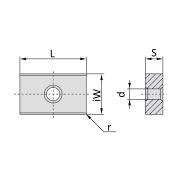 LNUX301940-RH-YBC252 Пластина токарная для точения