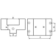 BOT-86X60-20S-25X25 Инструментальный блок для призматического инструмента