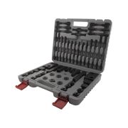 CK-08-58-B Набор прижимов со шпильками M8 для фрезерного стола с пазом 10 мм, 58 предметов, кейс