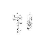TKFB12R28010M-PM125 Пластина отрезная, канавочная