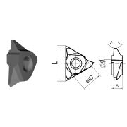 22VNR-4.0SAGE DM215 Пластина резьбовая,упорная резьба SAGE 30°