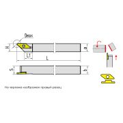 KTKFL2525M-12 Резец (державка) отрезной/канавочный для наружных канавок