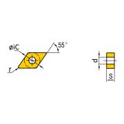 DNGA150612-ZH-BT6000 Пластина для точения с напайками PCBN