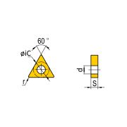 TNGA160404-ZH-BT6000 Пластина для точения с напайками PCBN