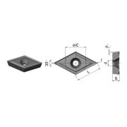 VBMT110308-MV-HS8125 Пластина токарная для точения