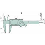 Штангенциркуль цифровой влагозащищенный (c роликом микроподачи) 0-150 мм