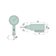 2380-08 Индикатор рычажно-зубчатый 0.8 мм (0.01 мм) (ИРБ)