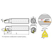 S25R-MTJNL16 Державка расточная