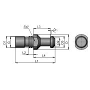PS-SK30-H Штревель с отверстием под СОЖ, без уплотнительного кольца