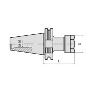 SK40-ER20-150 Патрон цанговый DIN69871