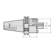 Оправка для насадных фрез SK50-FMB22-160 DIN69871