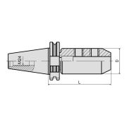 Патрон для концевых фрез с хвостовиком Weldon SK50-SLN40-120 DIN69871