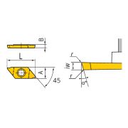 CTPA-07-FR-KVX Пластина канавочная