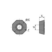 ODMT060508-R-HR5130 Пластина фрезерная