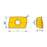 XOMX120408TR-M3-1310 Пластина фрезерная