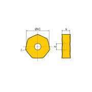 XNMX070508-M-HR7140 Пластина фрезерная