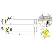 MDPNN3232P1506 Резец токарный (державка) по металлу