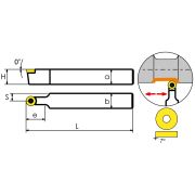 SRDCN2525M10 Резец токарный (державка) по металлу