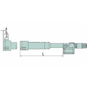 Нутромер трехточечный цифровой (с установочным кольцом) 25-30мм/0.98-1.18