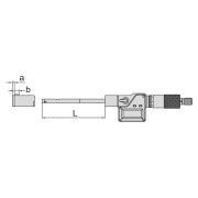 Набор нутромеров трехточечных цифровых (с установочным кольцом) 6-12 мм