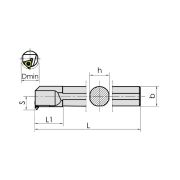 SVNR0050U27-10 Резец (державка) резьбовой