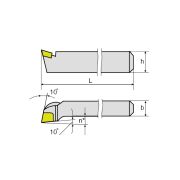 Резец подрезной отогнутый ГОСТ 18880-73 ВК8 25х16х140