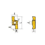 GEL195-C Пластина отрезная, канавочная