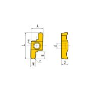 GER250-125ER Пластина отрезная, канавочная