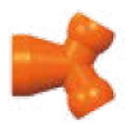 Тройник для подачи СОЖ Y-образный 1/4